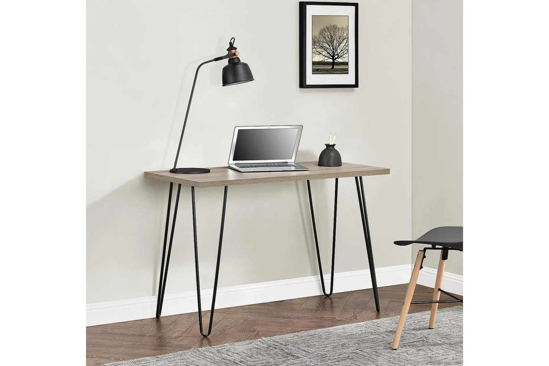 Owen Skrivbord 102 cm Natur/Svart
