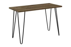 Owen Skrivbord 102 cm Valnötsbrun/Svart