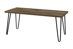 Owen Soffbord 107 cm Valnötsbrun/Svart