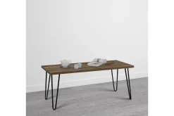 Owen Soffbord 107 cm Valnötsbrun/Svart