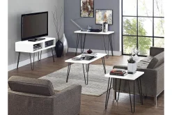 Owen TV-bänk 107x50 cm Vit