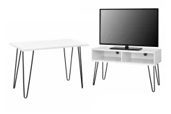 Owen TV-bänk 107x50 cm Vit