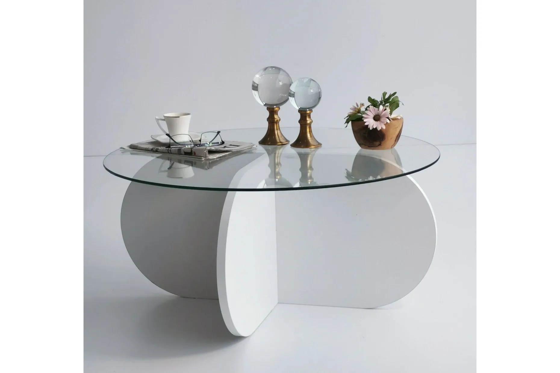Pakalni Soffbord 75x35x75 cm Runt