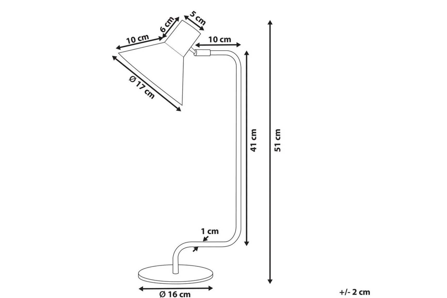Paksli Skrivbordslampa E14