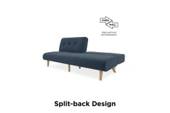 Palm Springs Futon Blå
