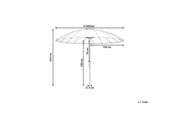 Parasoll Faenza 255 cm