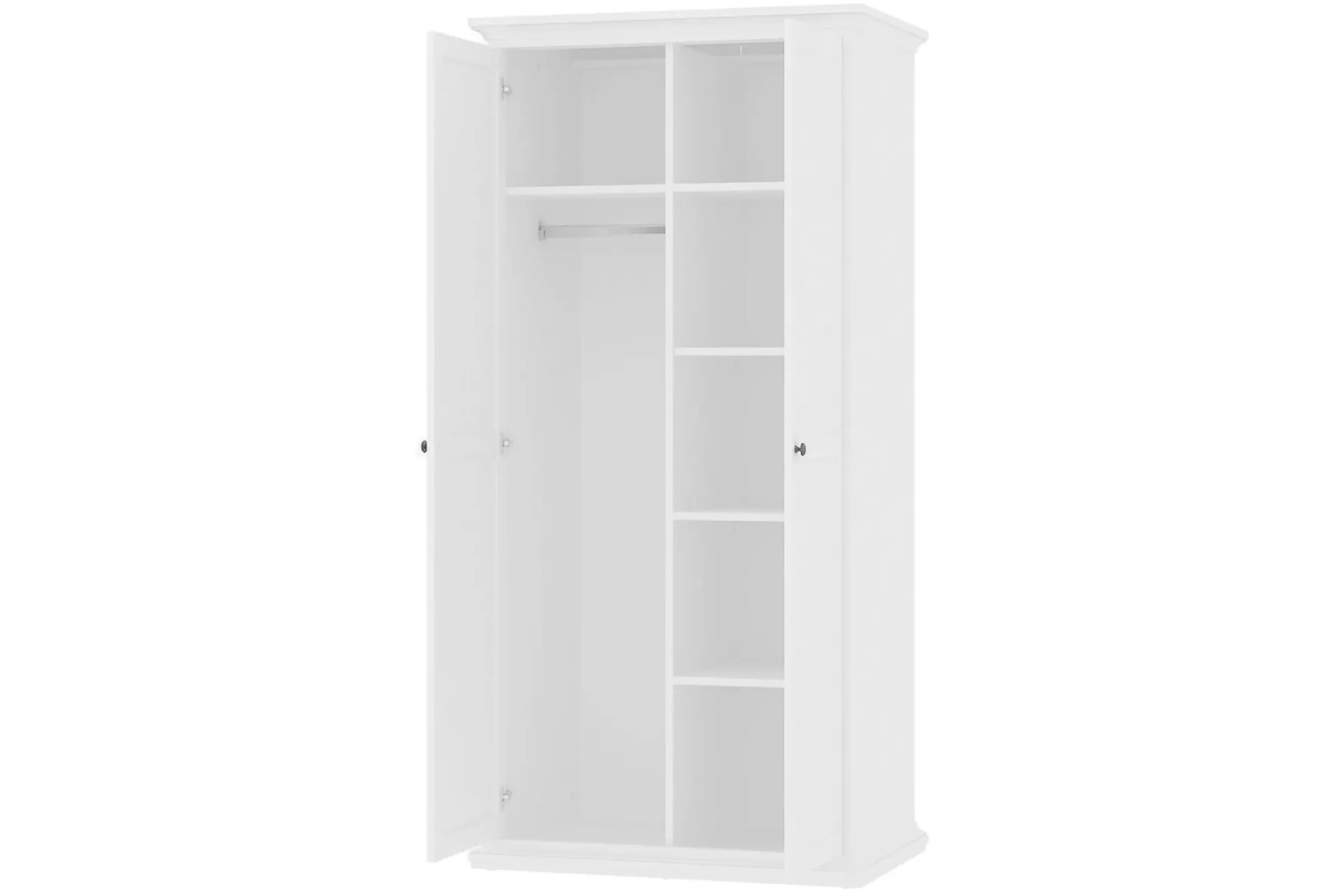 Paris Garderob 96 cm 2 Dörrar