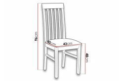 Patrickswell Matstol Black/Wood