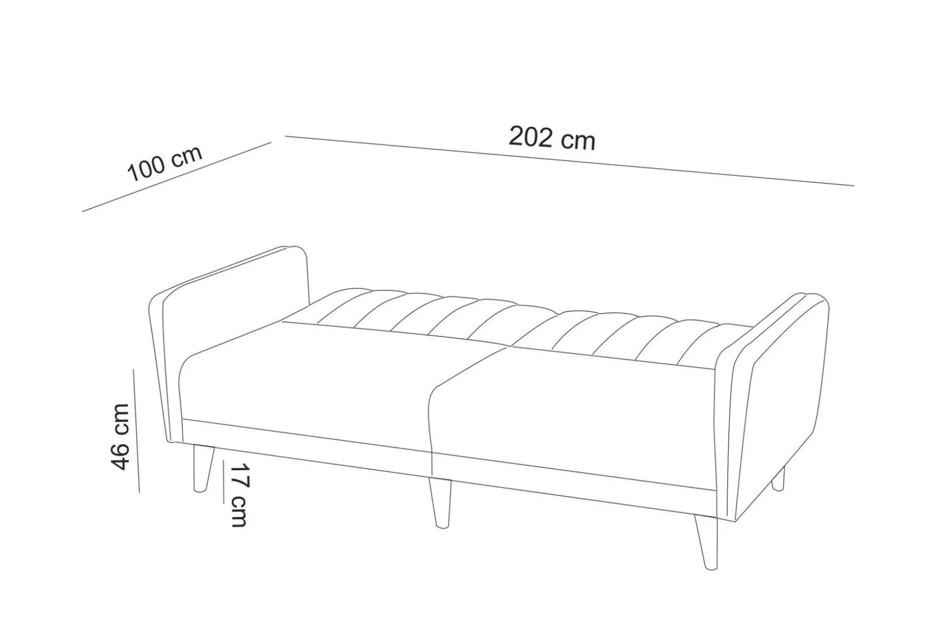 Pattyn Bäddsoffa 3-sits