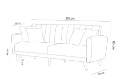 Pattyn Bäddsoffa 3-sits