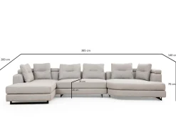 Pavdova Hörnsoffa 4-sits
