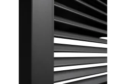 Paviljong vägg Mirador 93x235 cm Mör kgrå aluminium