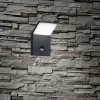 Pearl LED Vägglampa rörelsessensor antracit