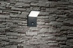 Pearl LED Vägglampa rörelsessensor antracit