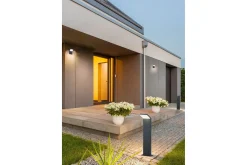 Pearl LED Vägglampa rörelsessensor antracit