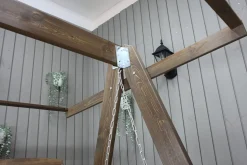 Pelle 3-sits Hammock utan tak