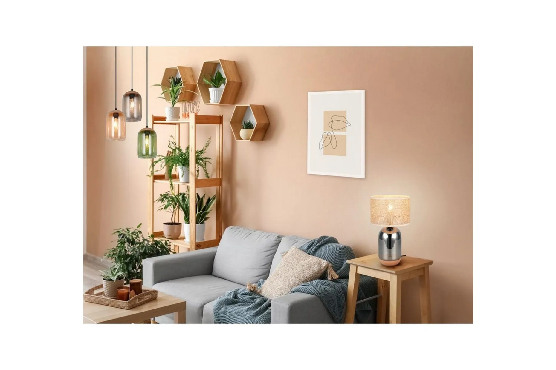 Pendel TRIO Cork 3-del