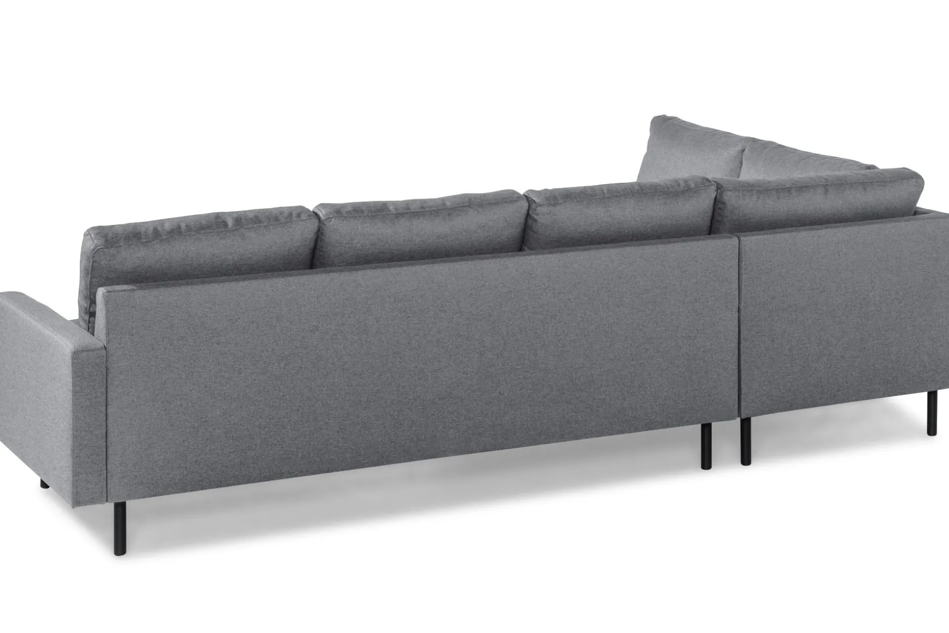 Peppe 4-sits Vänstervänd L-formad Schäslongsoffa i Tyg