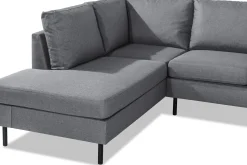 Peppe 4-sits Vänstervänd L-formad Schäslongsoffa i Tyg