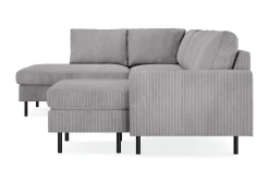 Peppe 4-sits Vänstervänd U-formad Soffa med Divan och Schäslong i Manchester