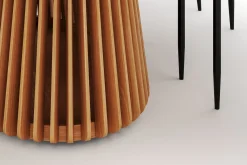 Peyra Matbord 200 cm Oval med 6 Sawako Stolar