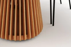 Peyra Matbord 200 cm Oval med 6 Gemmiano Stolar