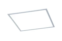 Phoenix LED Plafond 62X62cm borstad stål