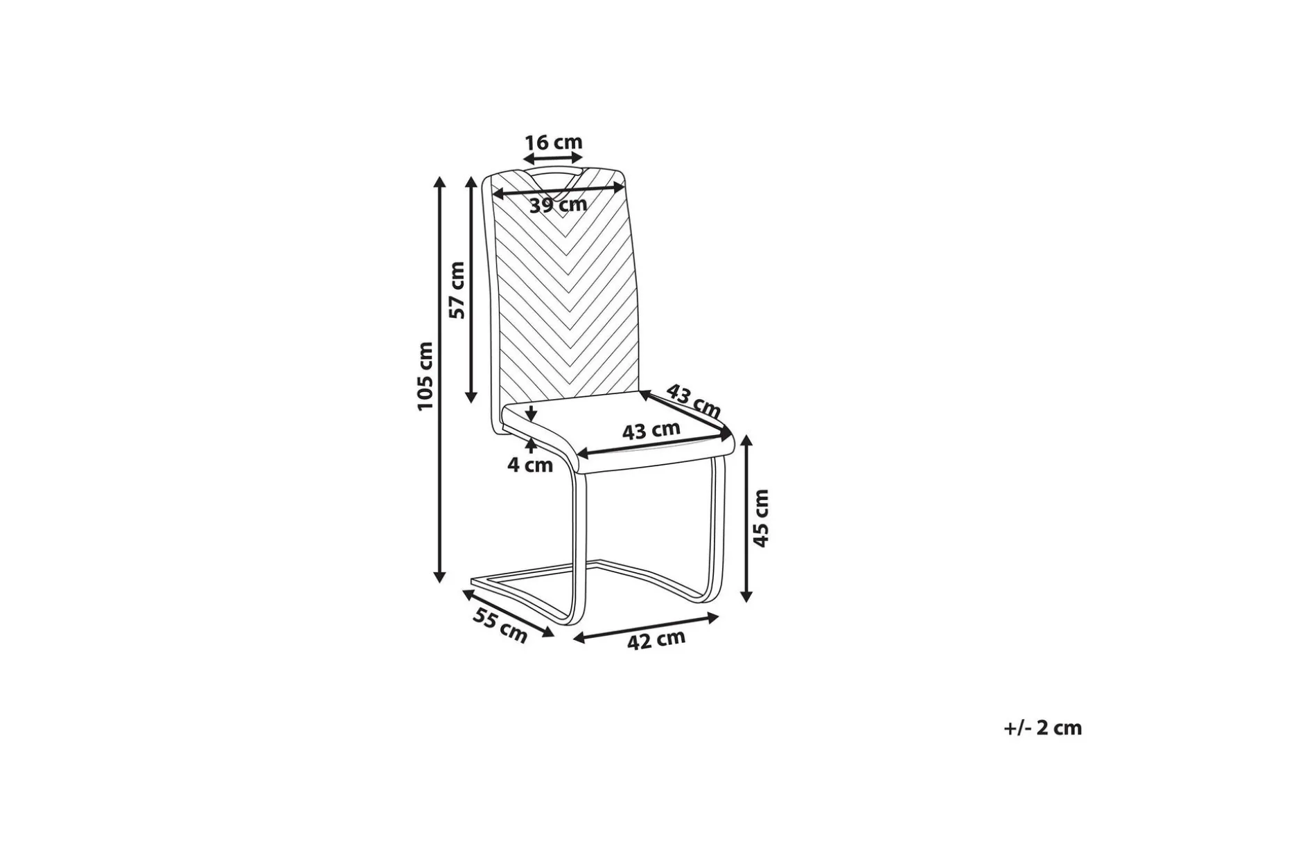Picknes Matstol 2-pack