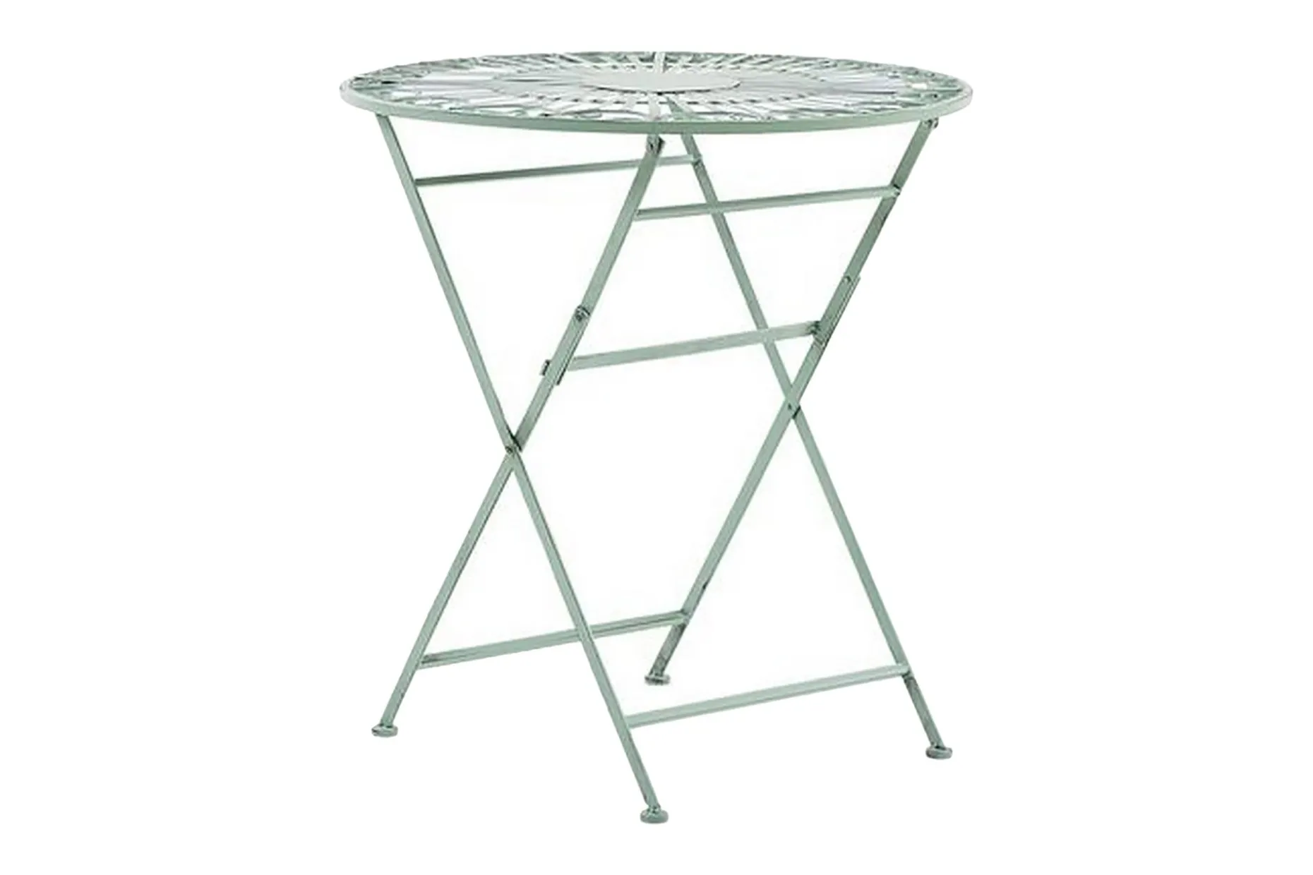Piossasco Runt Hopfällbart Cafébord och Trädgårdsbord 60 cm
