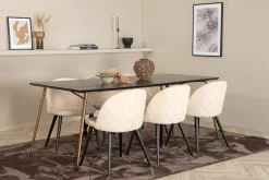 Pipi Matgrupp 190 cm inkl 6 Velvets Stolar
