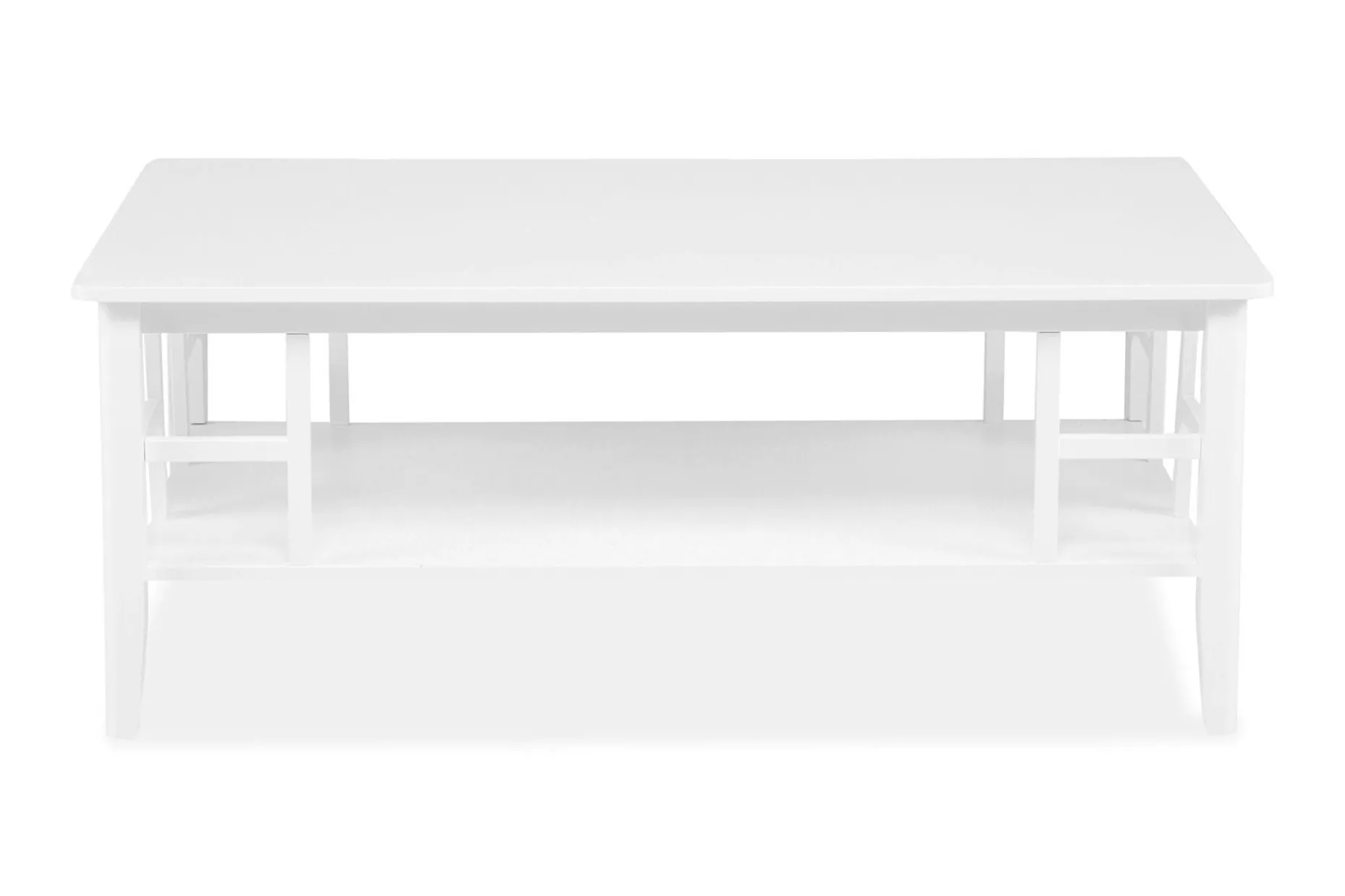 Piteå Soffbord 130 cm med Förvaring Hylla