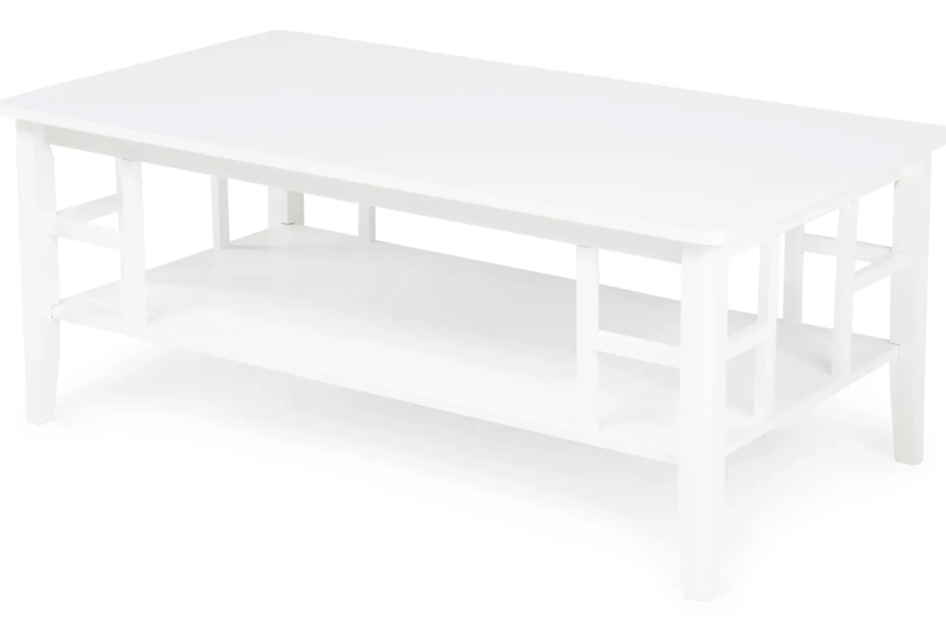 Piteå Soffbord 130 cm med Förvaring Hylla