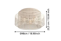 Plafond Eglo Oltamar Sand