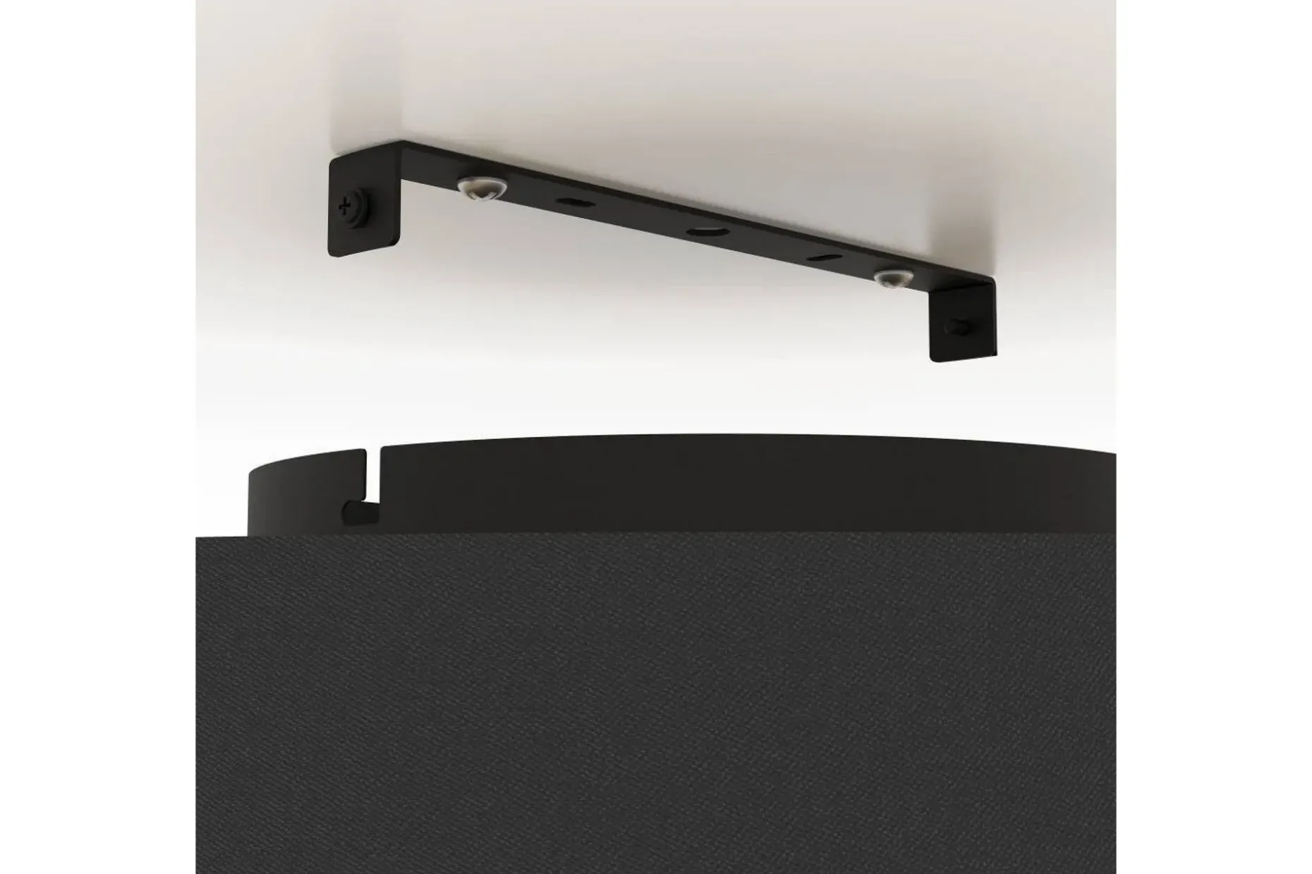 Plafond Eglo Tortola 1 Svart/Mässing