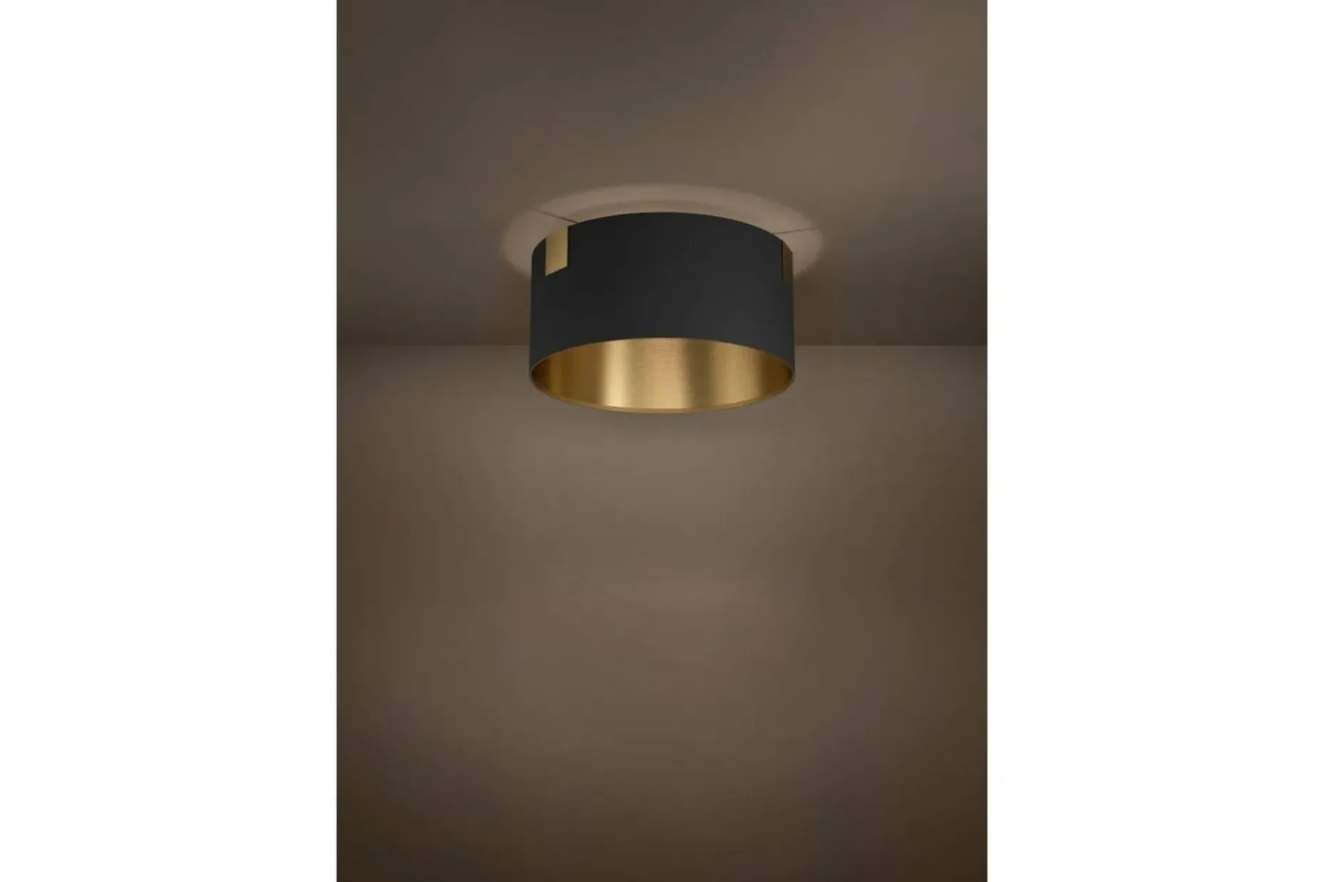 Plafond Eglo Tortola 1 Svart/Mässing