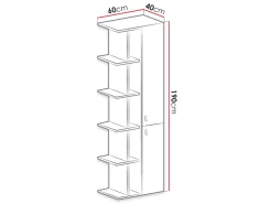 Planeta Bokhylla 60 cm