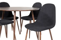 Plaza Matgrupp 100 cm Rund med 4 Polar stolar
