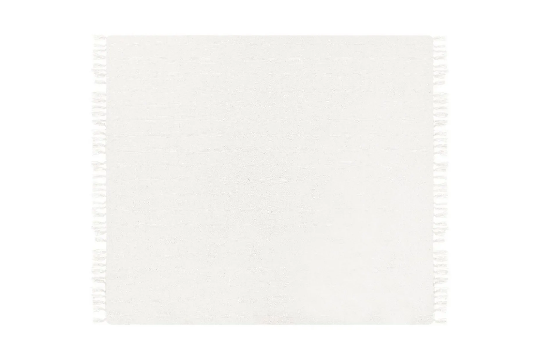 Pläd Chaohani Vit, 200x220 cm