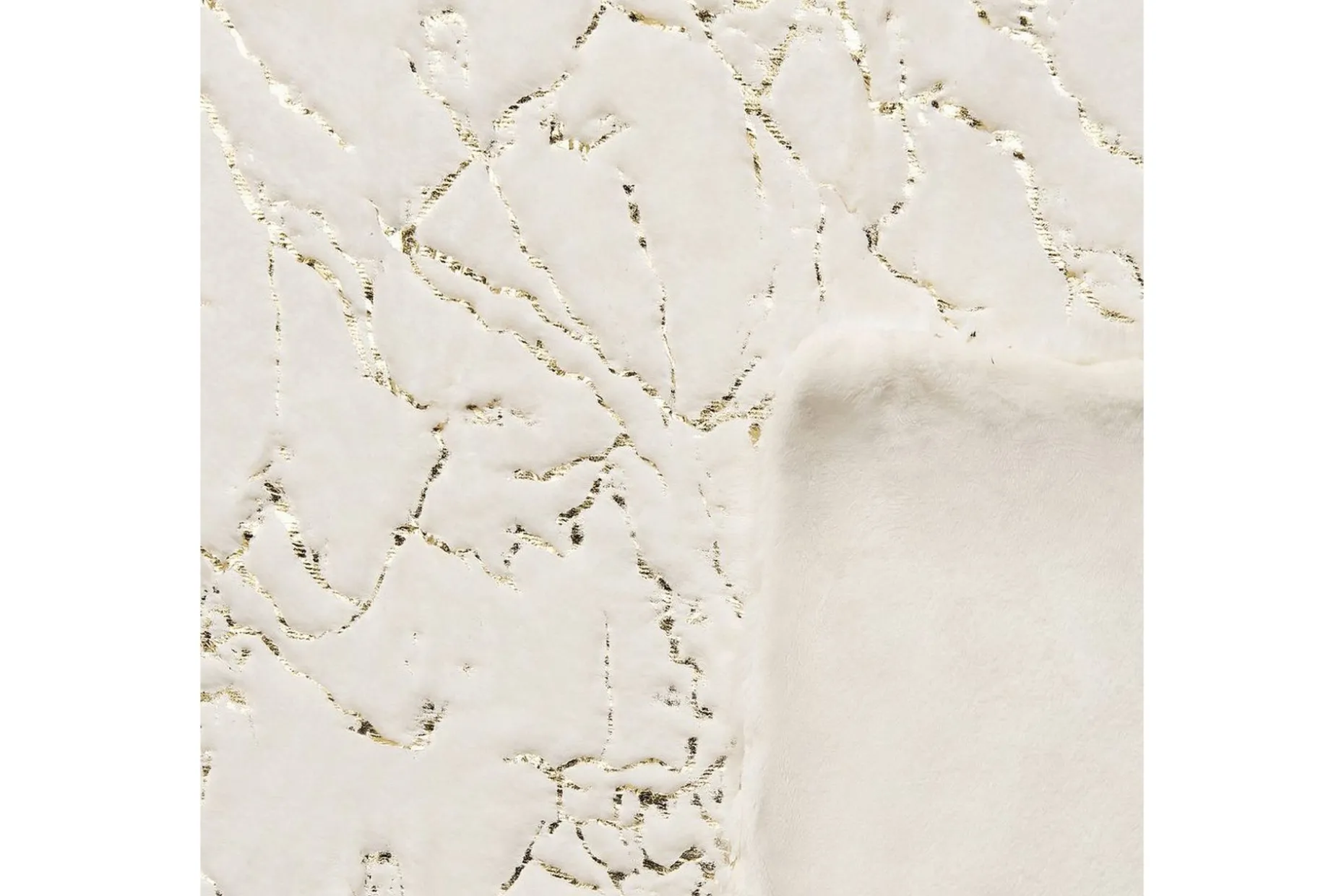 Pläd Godavari Beige/guld, 150x200 cm