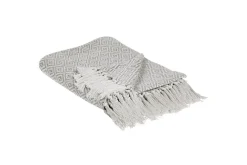 Pläd Mityal Beige/grå