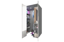 Pok Garderob 130x93x193 cm