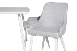 Polar Matgrupp 120 cm Rektangulär med 4 Plaza stolar