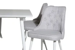 Polar Matgrupp 180 cm Rektangulär med 6 Velvet Deluxe stolar