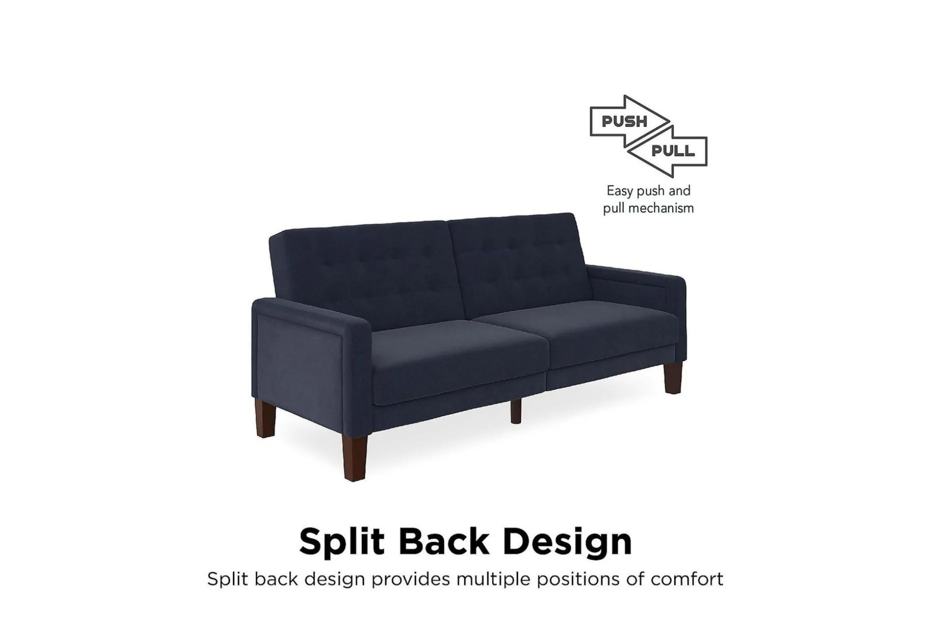 Porter 2-sits Bäddsoffa Linneblå