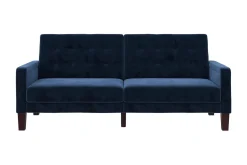 Porter 2-sits Bäddsoffa Sammet/Blå