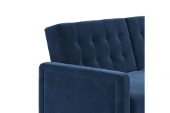 Porter 2-sits Bäddsoffa Sammet/Blå