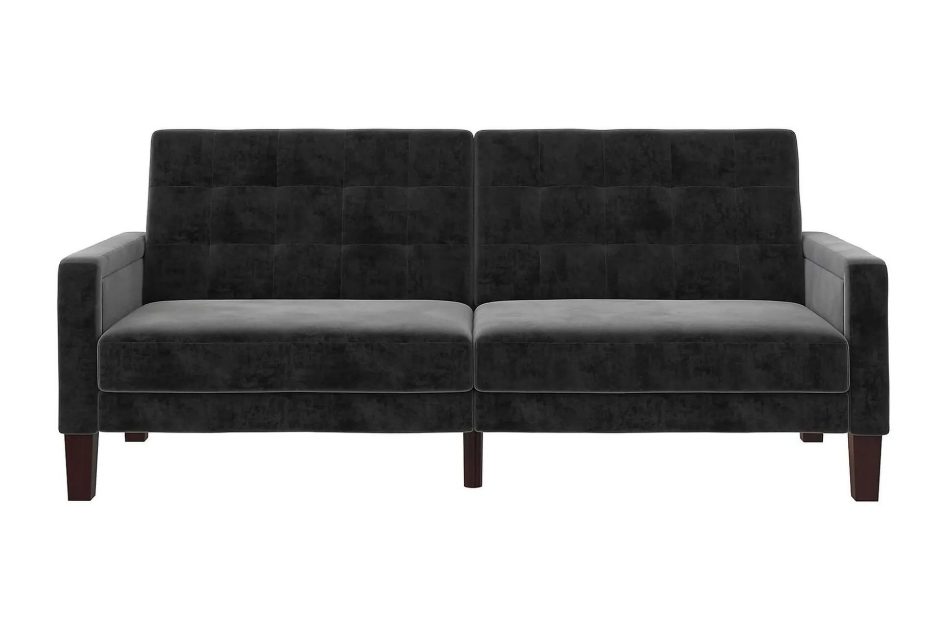 Porter 2-sits Bäddsoffa Sammet/Grå