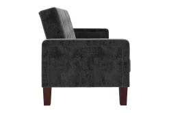 Porter 2-sits Bäddsoffa Sammet/Grå