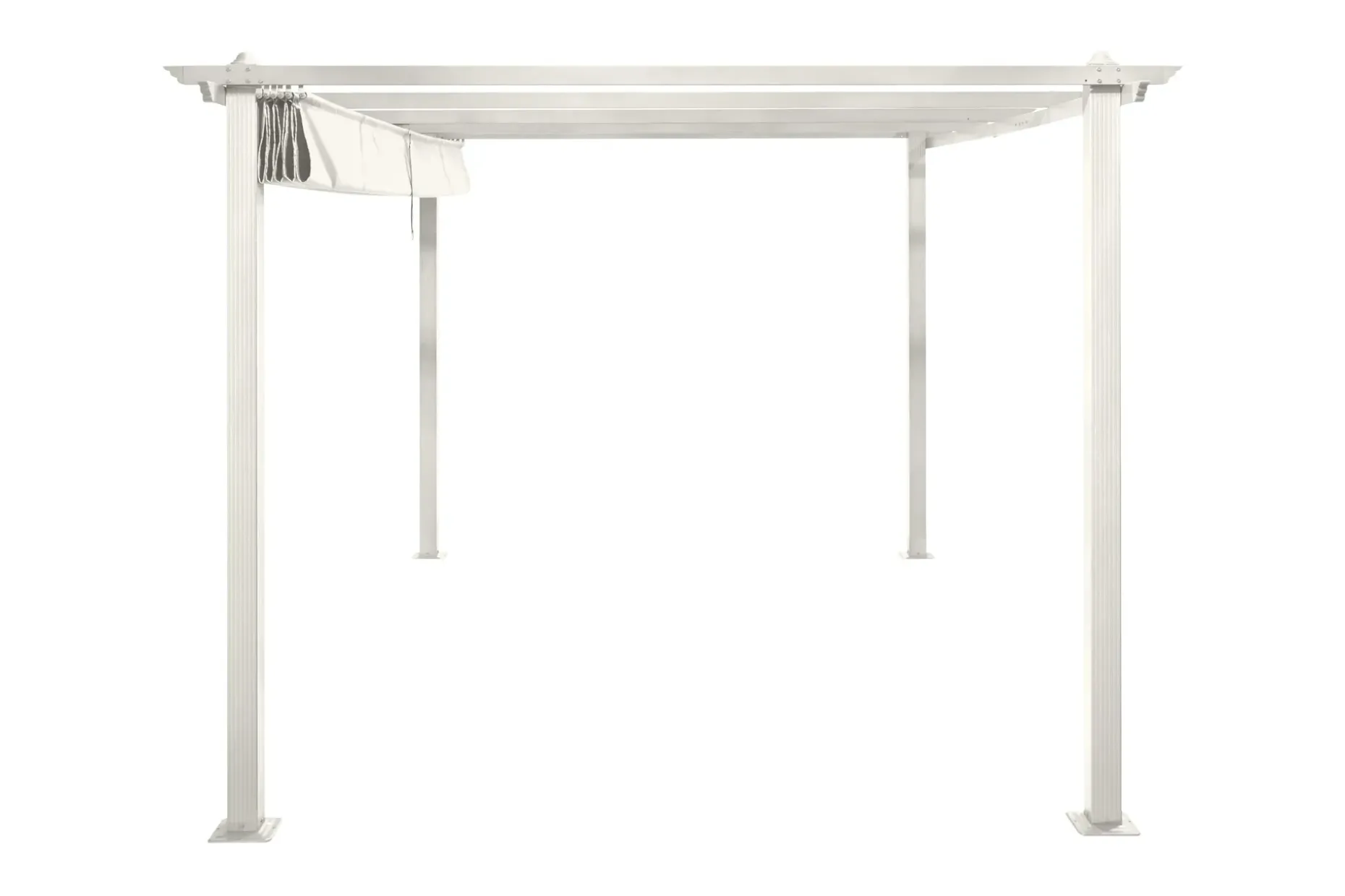Porto Stor Pergola 4x3 m i aluminium med tak