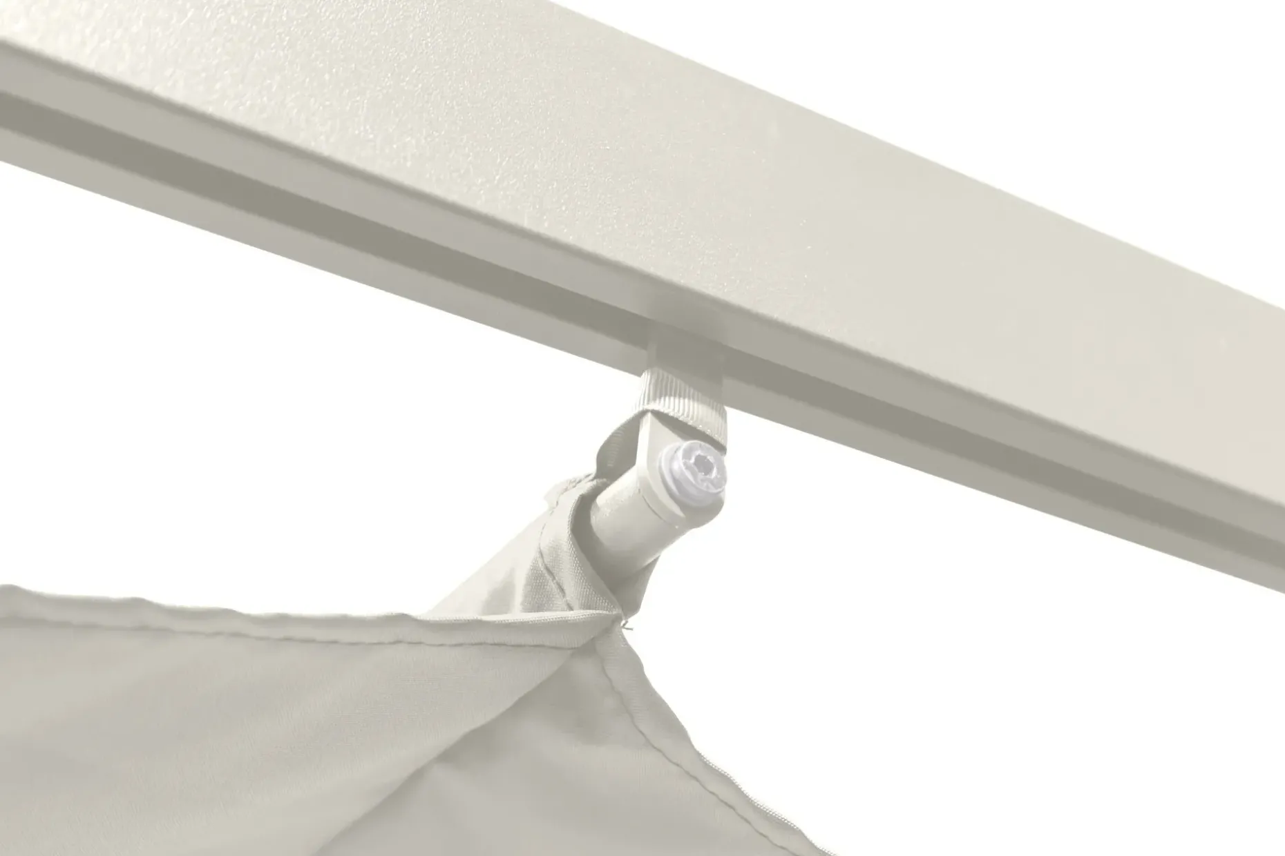 Porto Stor Pergola 4x3 m i aluminium med tak